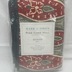 PINE CONE HILL BRISBANE HANDMADE QUILTED THROW BLANKET 50x70 - NEW